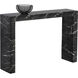 Axle 47 X 31.75 inch Marble Look / Black Outdoor Console Table